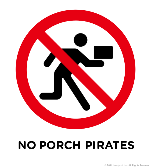 Porch Pirates can be stopped using the Landport™ lockbox!